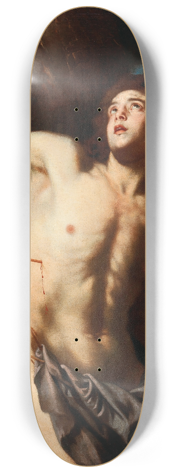 Niccol de Simone - Saint Sebastian 8.25 inch art skate deck