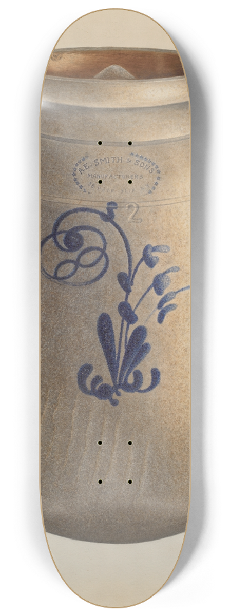 Nicholas Amantea - Cookie Jar with Cover 8.25 inch art skate deck