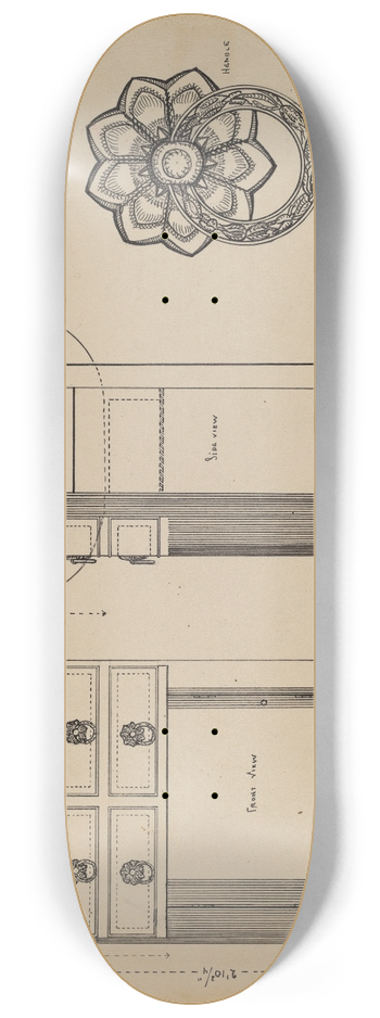 Nicholas Gorid - Washstand 8.25 inch art skate deck