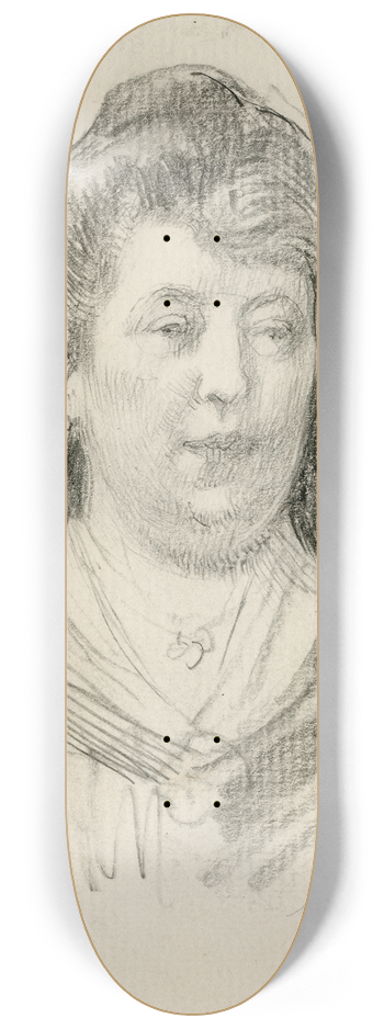 Nicolaas van der Waay - Mevrouw Slagmulder, verzamelaarster 8.25 inch art skate deck