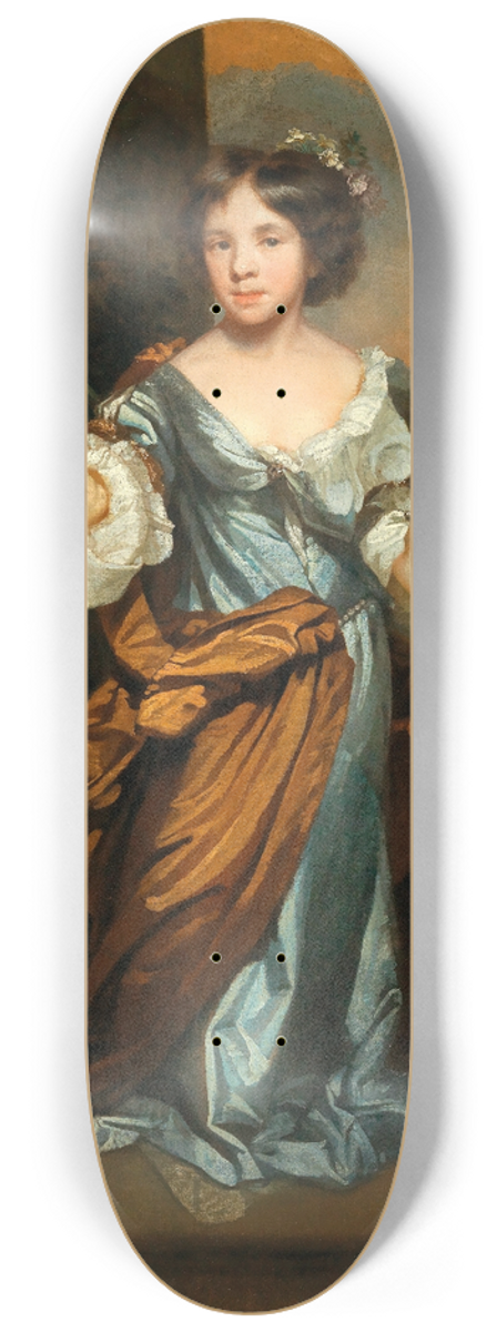 Nicolaes Maes - Portrait Of A Girl 8.25 inch art skate deck