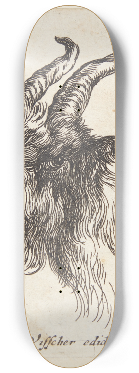 Nicolaes Pietersz. Berchem - Gedehoved vendt mod venstre 8.25 inch art skate deck