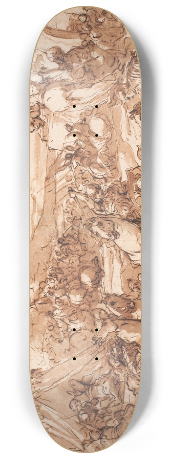 Nicola Malinconico - The triumph of Judith 8.25 inch art skate deck