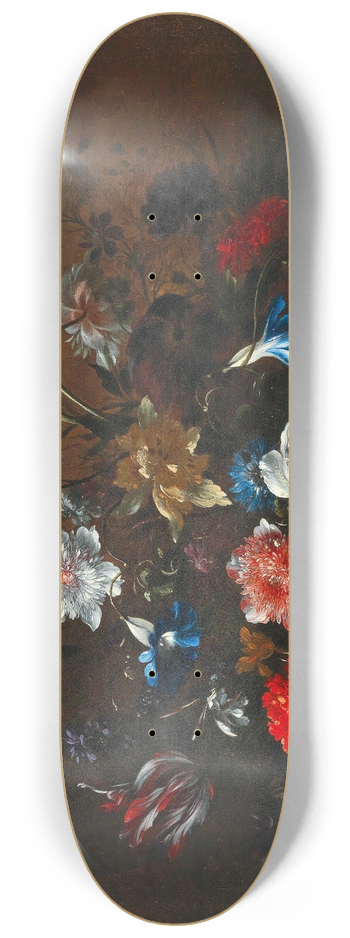 Nicolas Baudesson - Flowers in a basket 8.25 inch art skate deck