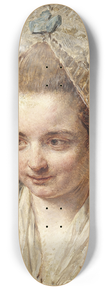 Nicolas Bernard Lpici - La Coiffe blanche 8.25 inch art skate deck