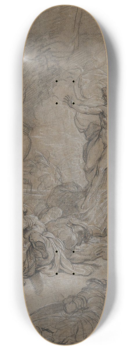 Nicolas Bertin - The Resurrection of Christ 8.25 inch art skate deck