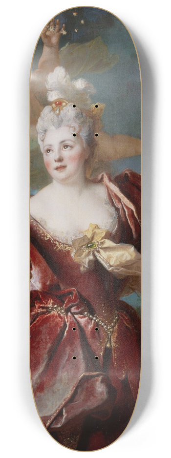Nicolas de Largillire - Portrait de la comdienne Marie-Anne de Chteauneuf, dite Mlle Duclos (1664-1747), dans le rle dAriane 8.25 inch art skate deck