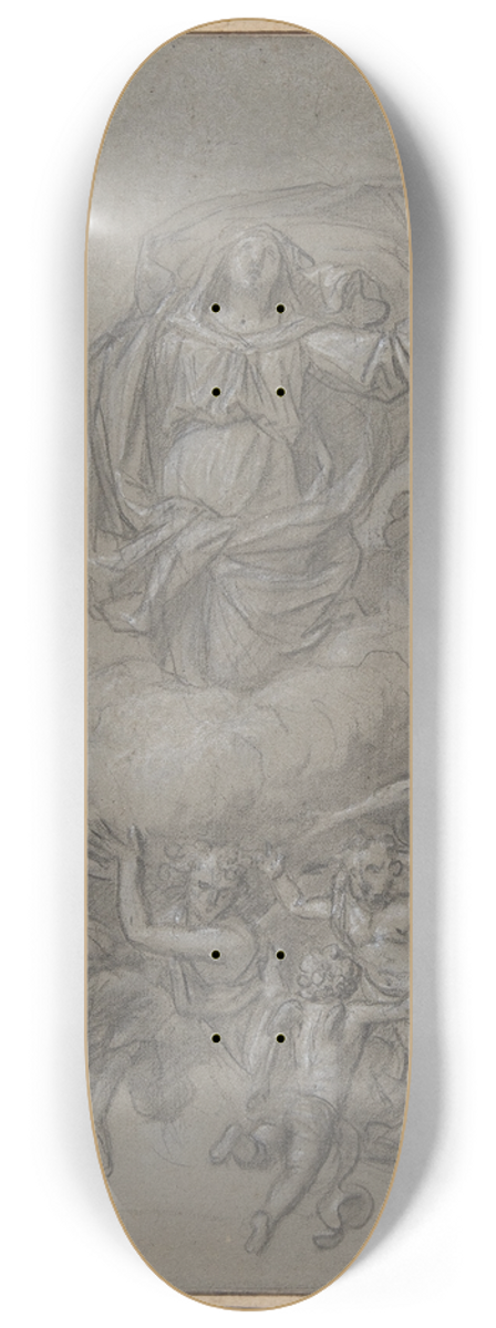 Nicolas de Plattemontagne - The Assumption of the Virgin 8.25 inch art skate deck