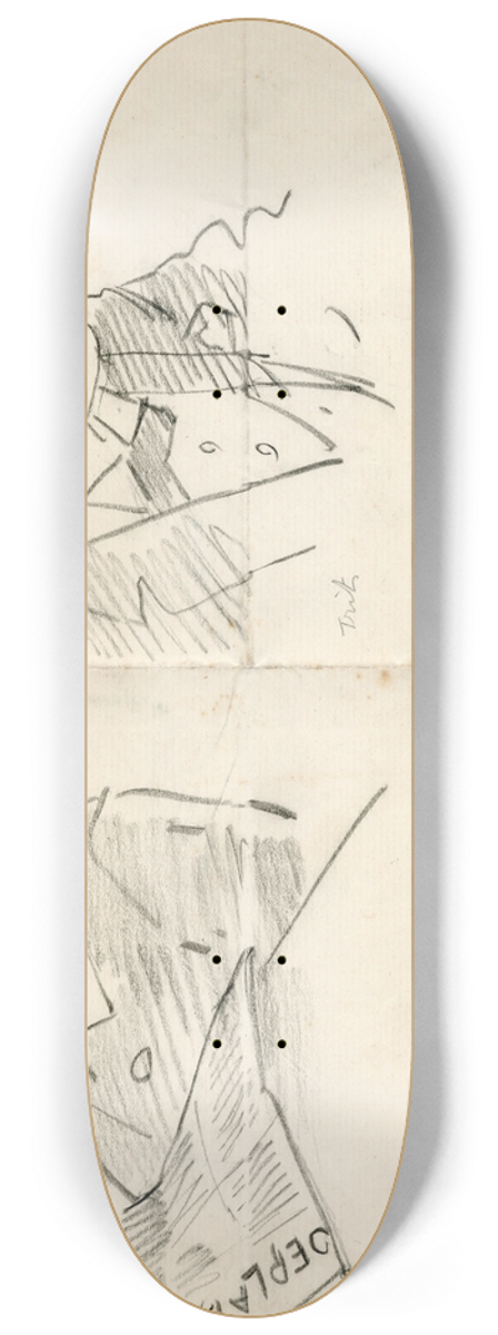 Adolf le Comte - Dop en Frits 8.25 inch art skate deck