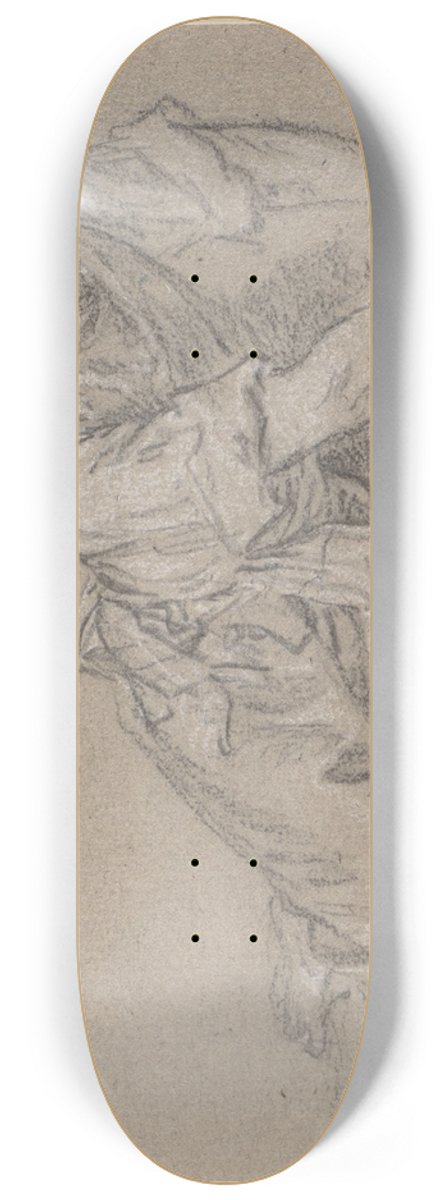 Nicolas Lancret - Auf allen vieren am Boden hockender Mann (mit Kken spielender Bursche) 8.25 inch art skate deck