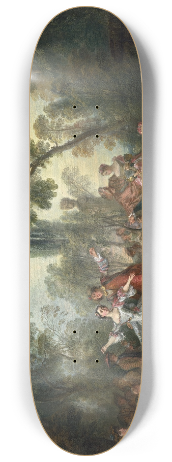 Nicolas Lancret - La Camargo Dancing 8.25 inch art skate deck