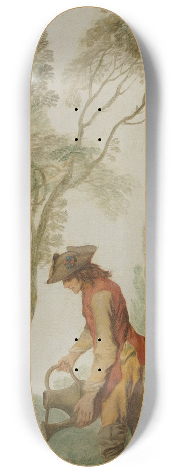 Nicolas Lancret - The Gardener 8.25 inch art skate deck
