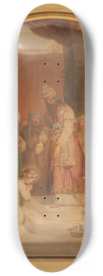 Nicolas Louis Franois Gosse - La Prsentation de la Vierge au Temple 8.25 inch art skate deck