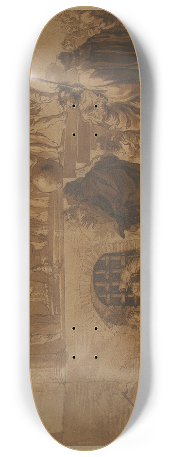 Nicolaus Knpfer - Christ Before Pilate 8.25 inch art skate deck