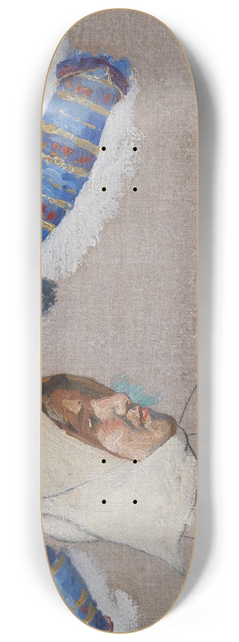 Niels Skovgaard - Dragtstudier og studie af et kvindehovede. Megara 8.25 inch art skate deck