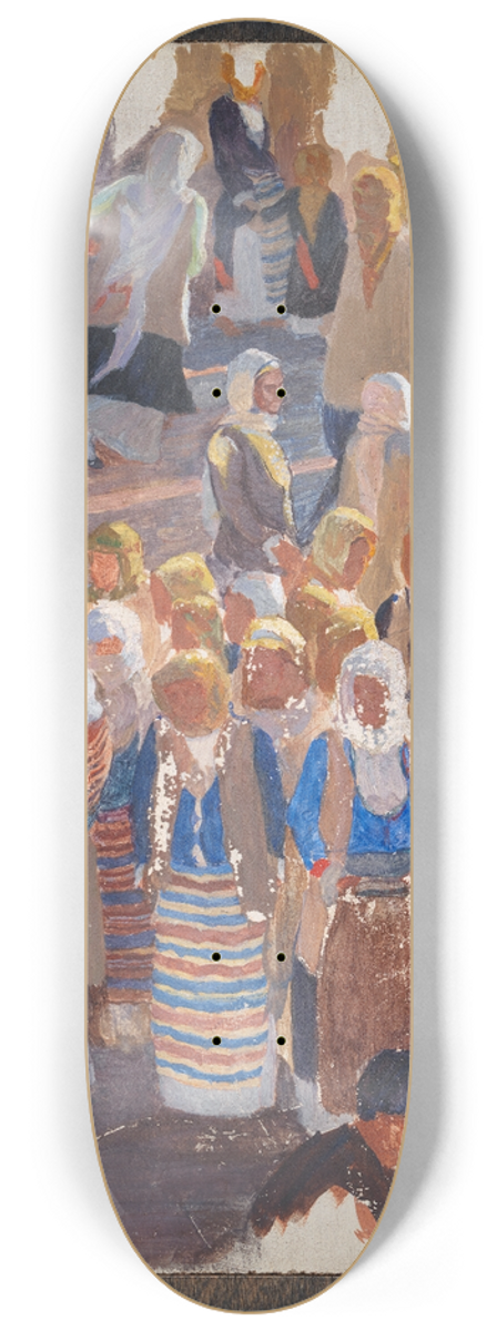 Niels Skovgaard - Grupper af dansende kvinder. Megara 8.25 inch art skate deck