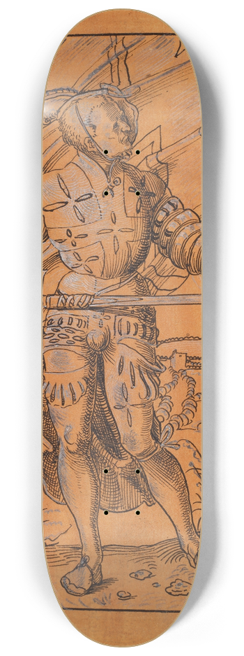 Niklaus Manuel - Bannertrger 8.25 inch art skate deck