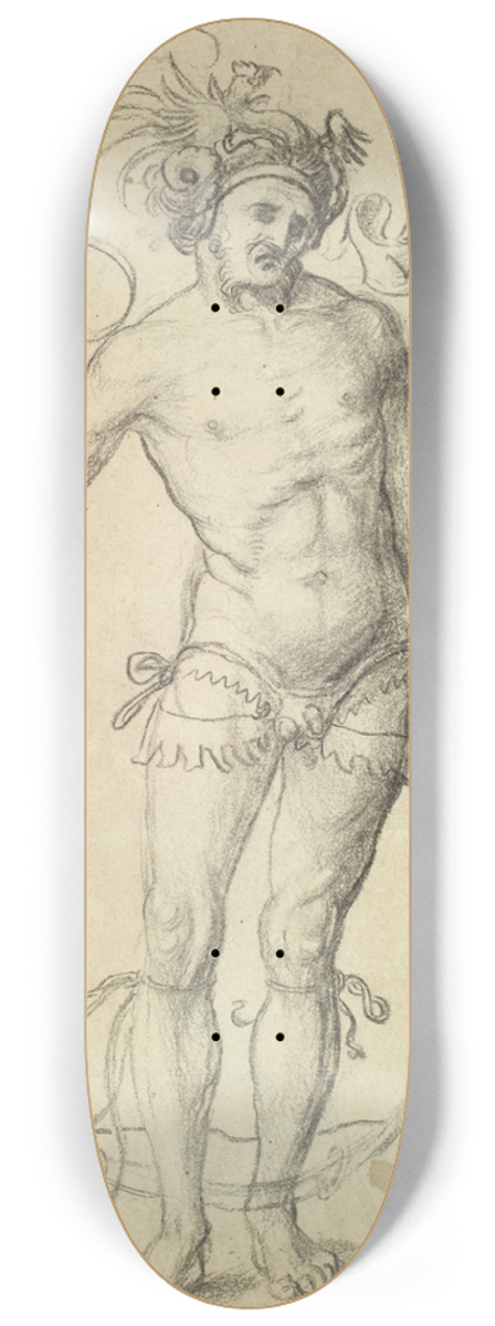 Niklaus Manuel - Der Hahnrei 8.25 inch art skate deck