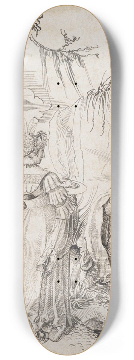 Niklaus Manuel - Die Versuchung des hl. Antonius 8.25 inch art skate deck