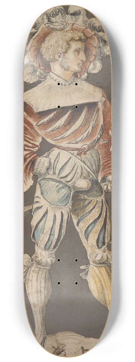 Niklaus Manuel - Eidgenosse 8.25 inch art skate deck