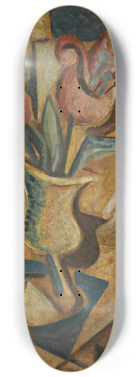 Antonin Prochzka - Still Life With Tulips 8.25 inch art skate deck