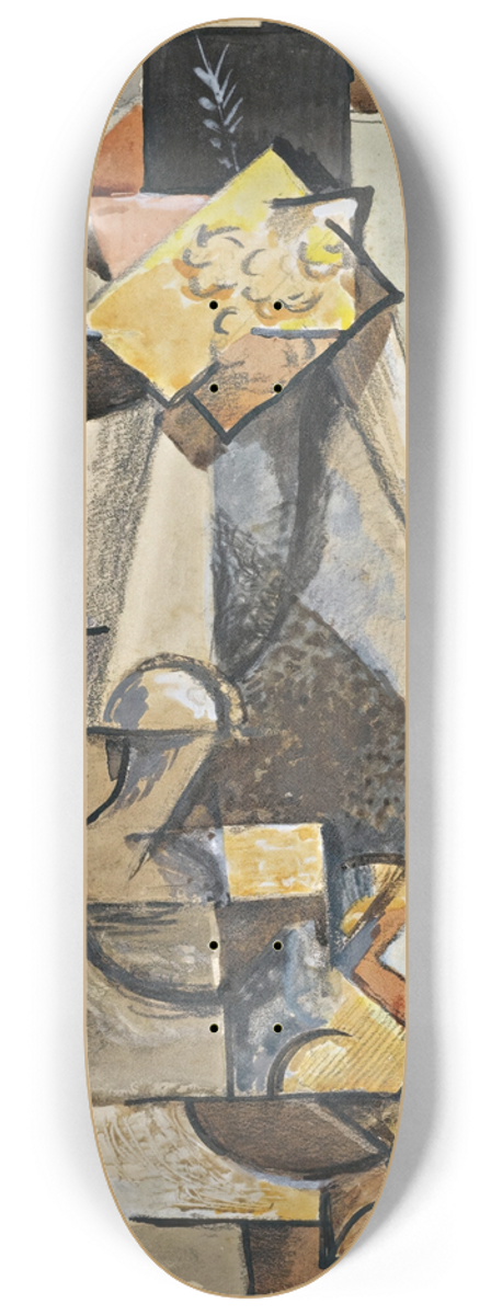 Antonin Prochzka - Still life with vase and flower 8.25 inch art skate deck