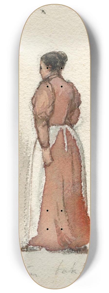 Adolf le Comte - Een staande diensbode 8.25 inch art skate deck