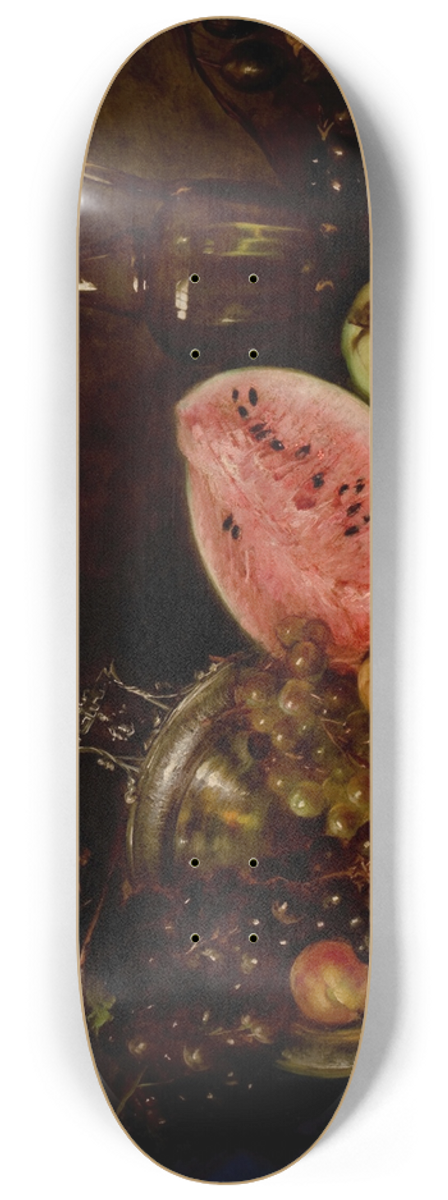 Nikolaos Wokos - Still Life with Fruit 8.25 inch art skate deck