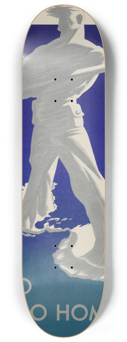 Antonio Arias Bernal - Como un Solo Hombre 8.25 inch art skate deck