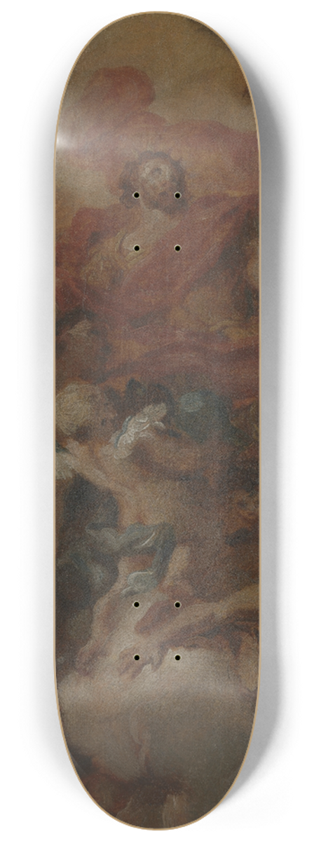 Antonio Balestra - The glorification of St. Oswald 8.25 inch art skate deck