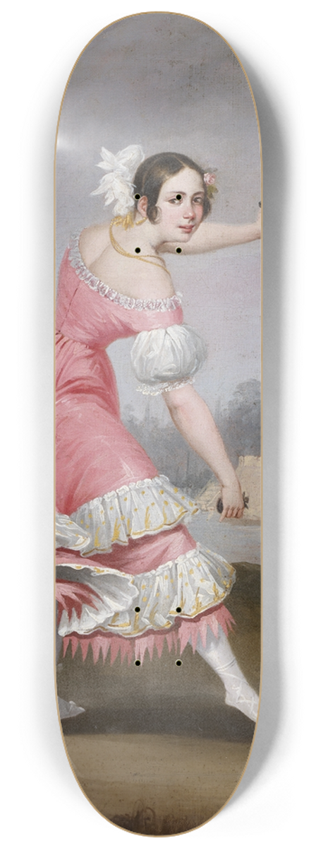 Antonio Cabral Bejarano - A Bolero Dancer 8.25 inch art skate deck
