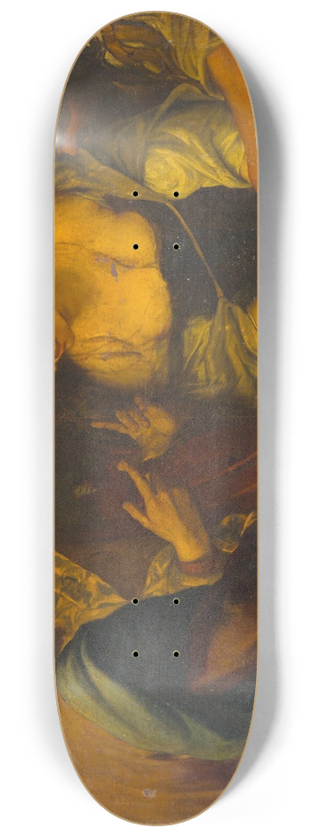 Antonio Carneo - Christ and the Adulteress 8.25 inch art skate deck