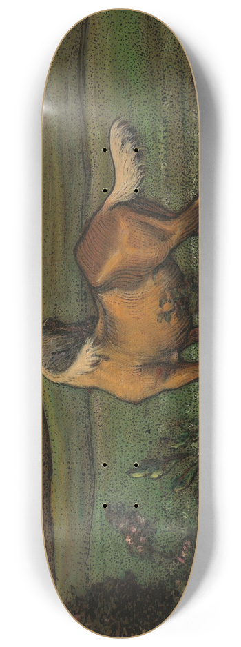 Nils Kreuger - Yellow Horse 8.25 inch art skate deck
