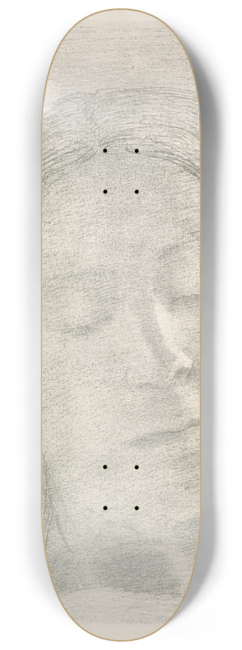 Odilon Redon - Eyes Closed 8.25 inch art skate deck