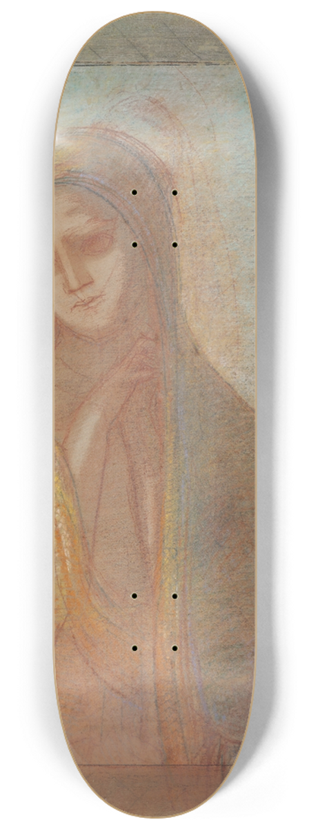 Odilon Redon - La Souffrance 8.25 inch art skate deck