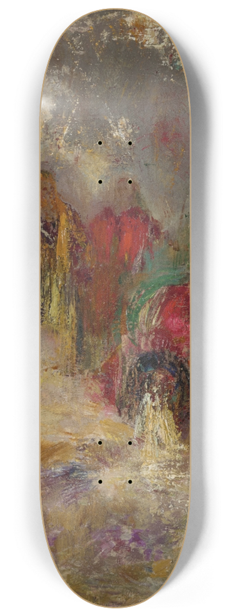 Odilon Redon - Le Christ et ses disciples 8.25 inch art skate deck