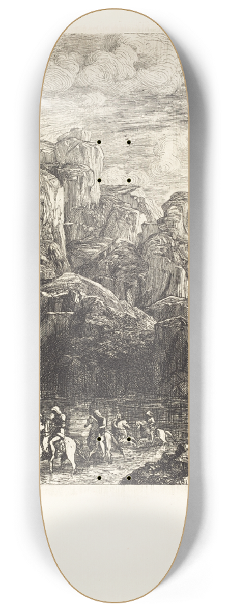 Odilon Redon - Le Gue (The Ford) 8.25 inch art skate deck
