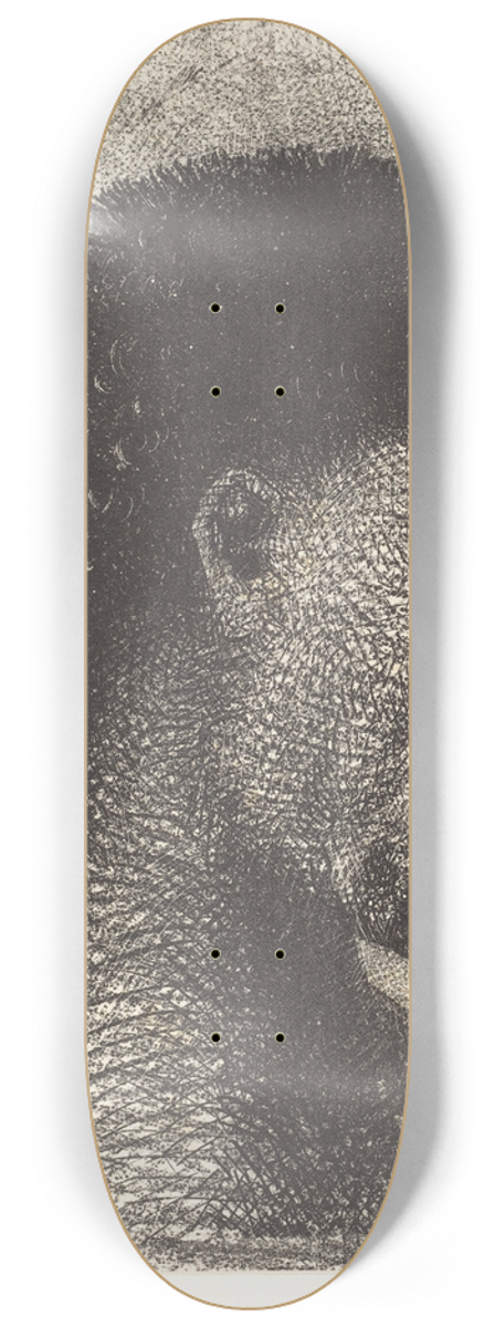 Odilon Redon - Le Satyre au cynique sourire (The Satyr with the cynical smile) 8.25 inch art skate deck