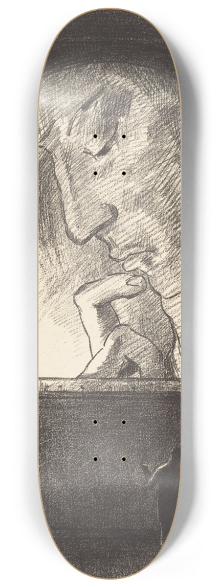 Odilon Redon - Lumiere (Light) 8.25 inch art skate deck