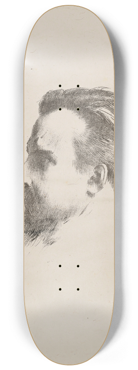 Odilon Redon - Portrait de Maurice Denis 8.25 inch art skate deck