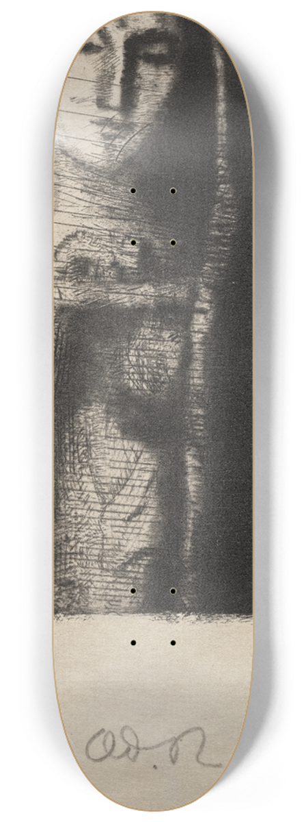 Odilon Redon - Princess Maleine (The Little Madonna) 8.25 inch art skate deck