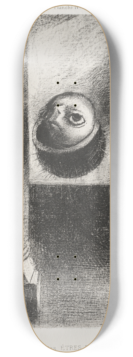 Odilon Redon - There Were Also Embryonic Beings 8.25 inch art skate deck