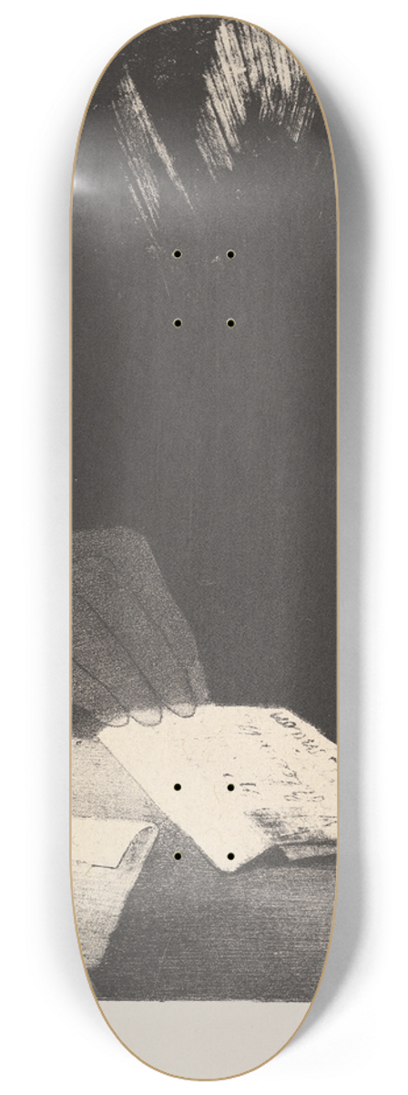 Odilon Redon - To all appearances, it was a hand of flesh and blood just like my own 8.25 inch art skate deck