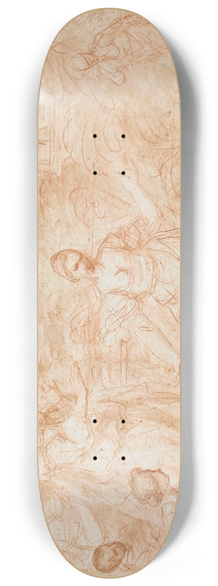 Antonio Gionima - The Finding of Moses 8.25 inch art skate deck