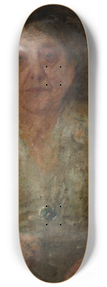 Olga Boznanska - Portrait of an Older Lady 8.25 inch art skate deck