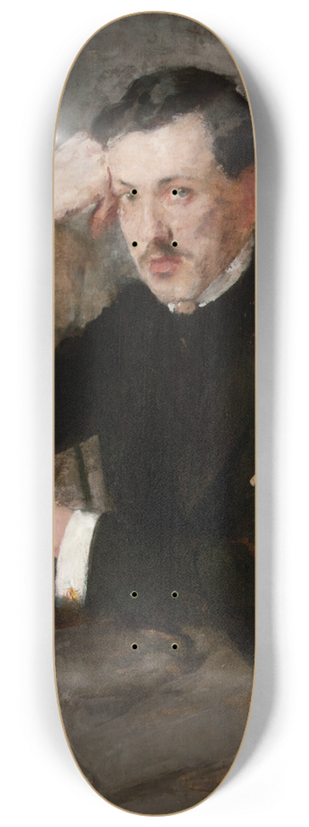 Olga Boznanska - Portrait of Jzef Czajkowski 8.25 inch art skate deck