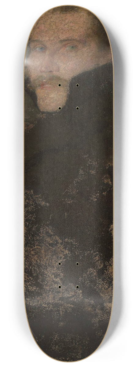 Olga Boznanska - Portrait of Kazimierz Wize 8.25 inch art skate deck