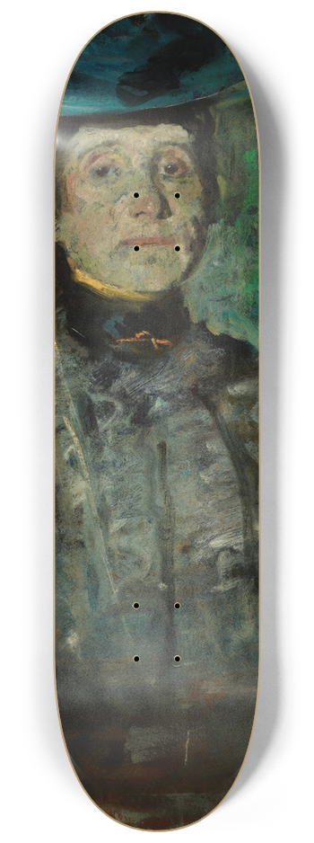 Olga Boznanska - Self-Portrait 8.25 inch art skate deck