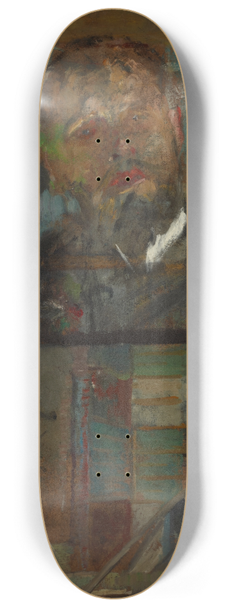 Olga Boznanska - Sketch Portrait of a Man 8.25 inch art skate deck