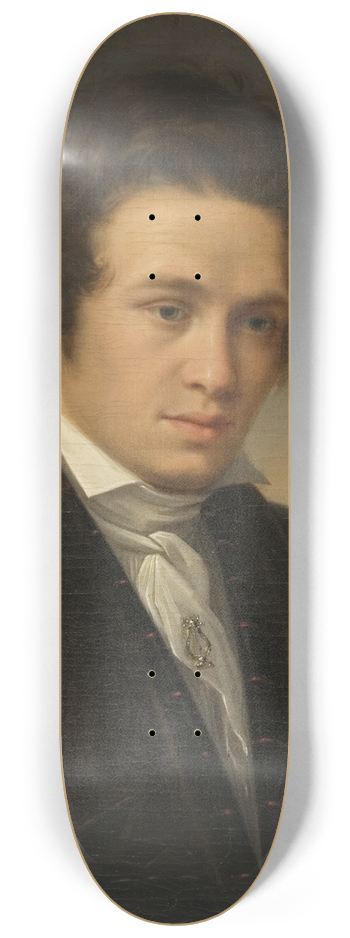 Olof Johan Sdermark - Karl August Nicander, 1799-1839 8.25 inch art skate deck